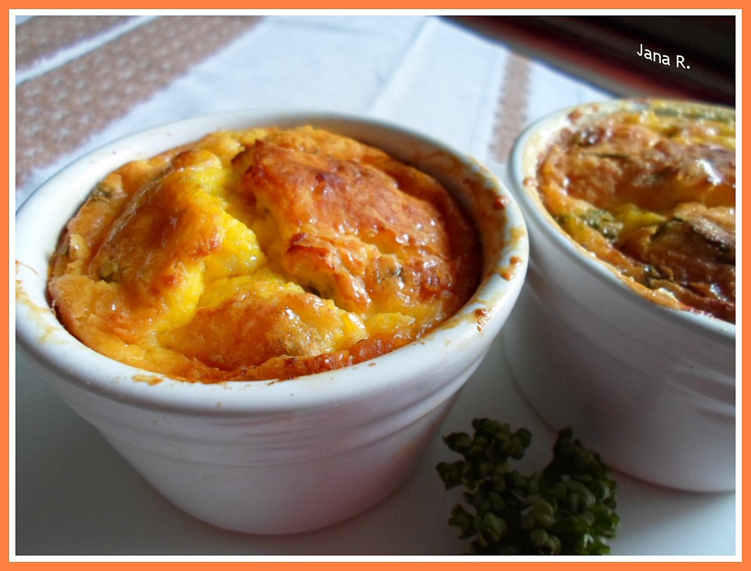 Pečené cuketové misky