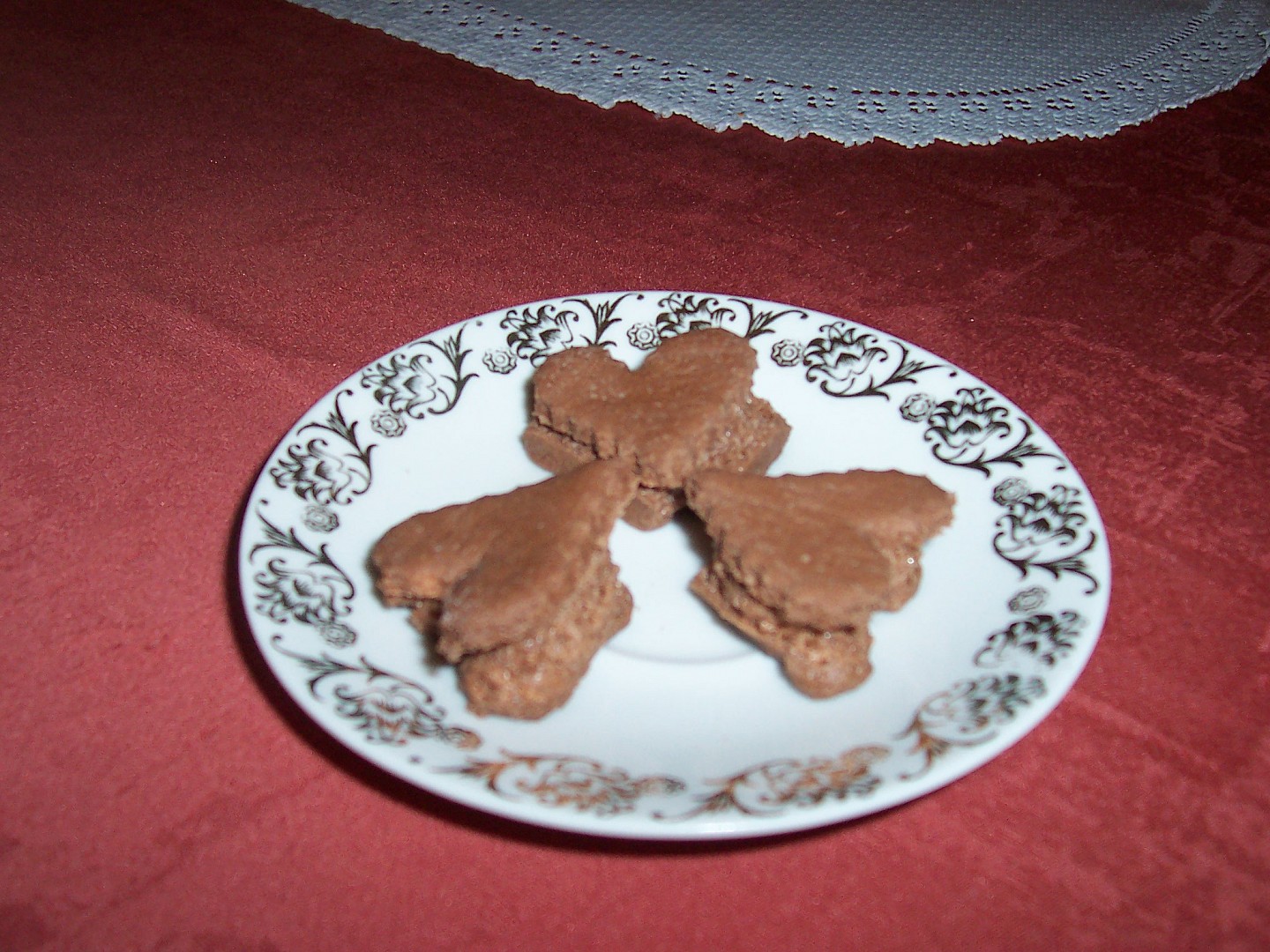 Pěnová kakaová srdíčka