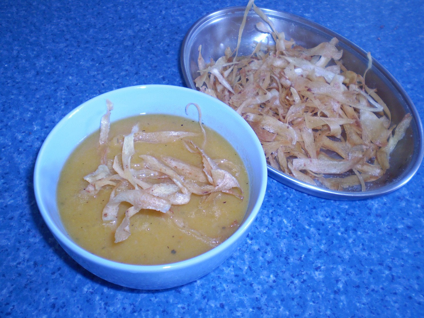 Petrželová polévka se sladkými brambory