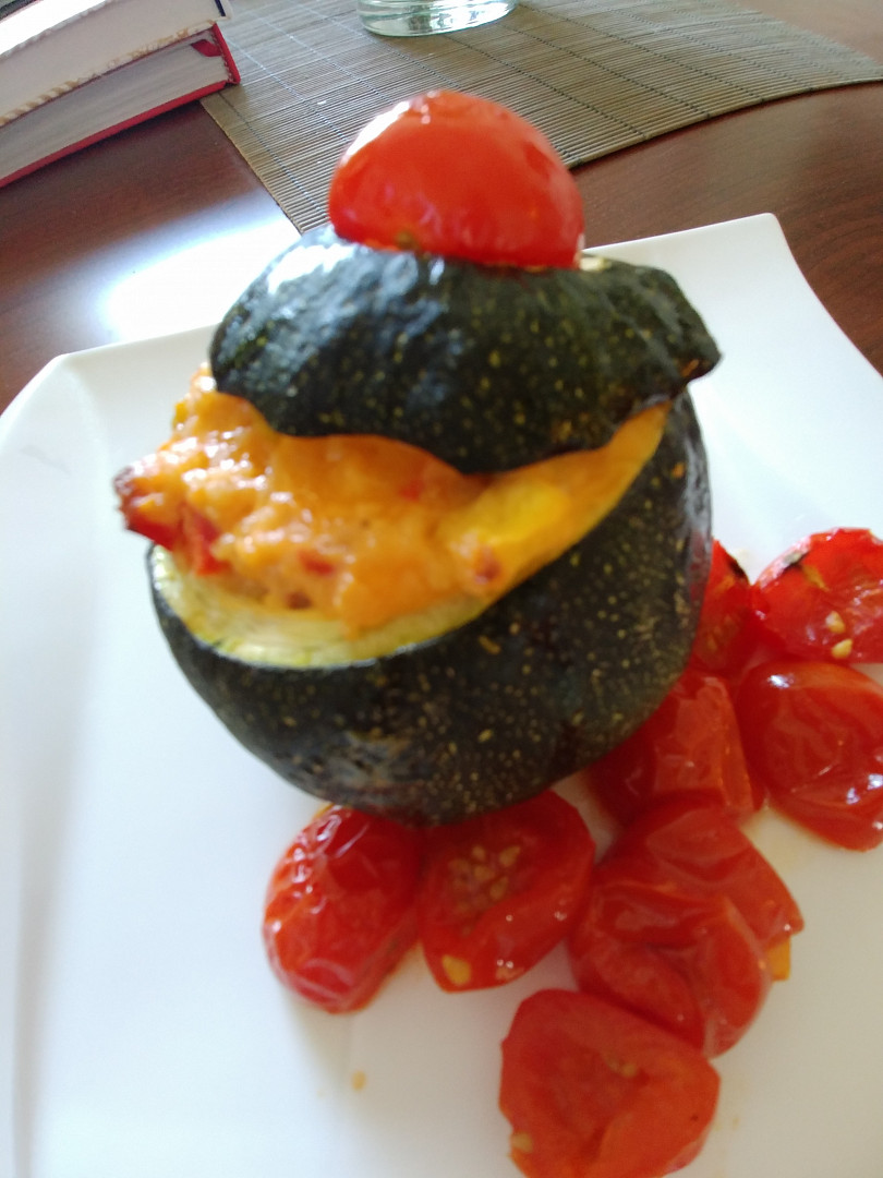 Plněné kulaté cukety