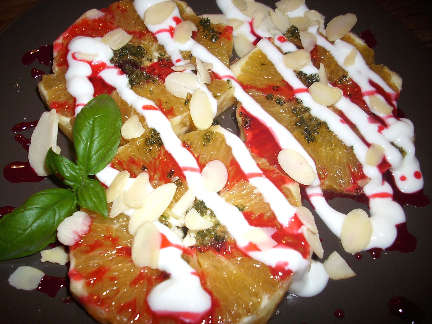 Pomerančové osvěžení s mátou