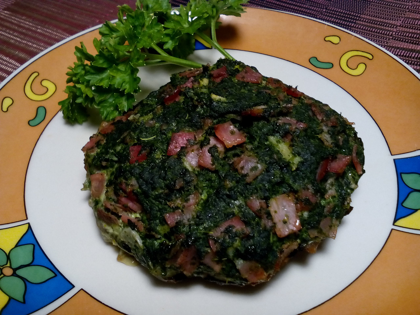 Portobello se špenátem