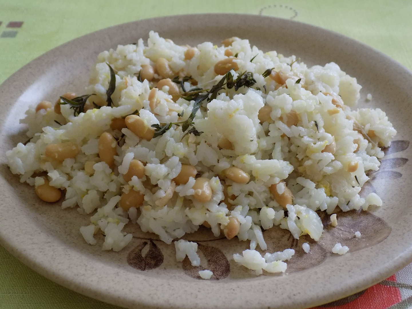 Rizoto se sójou a citronem