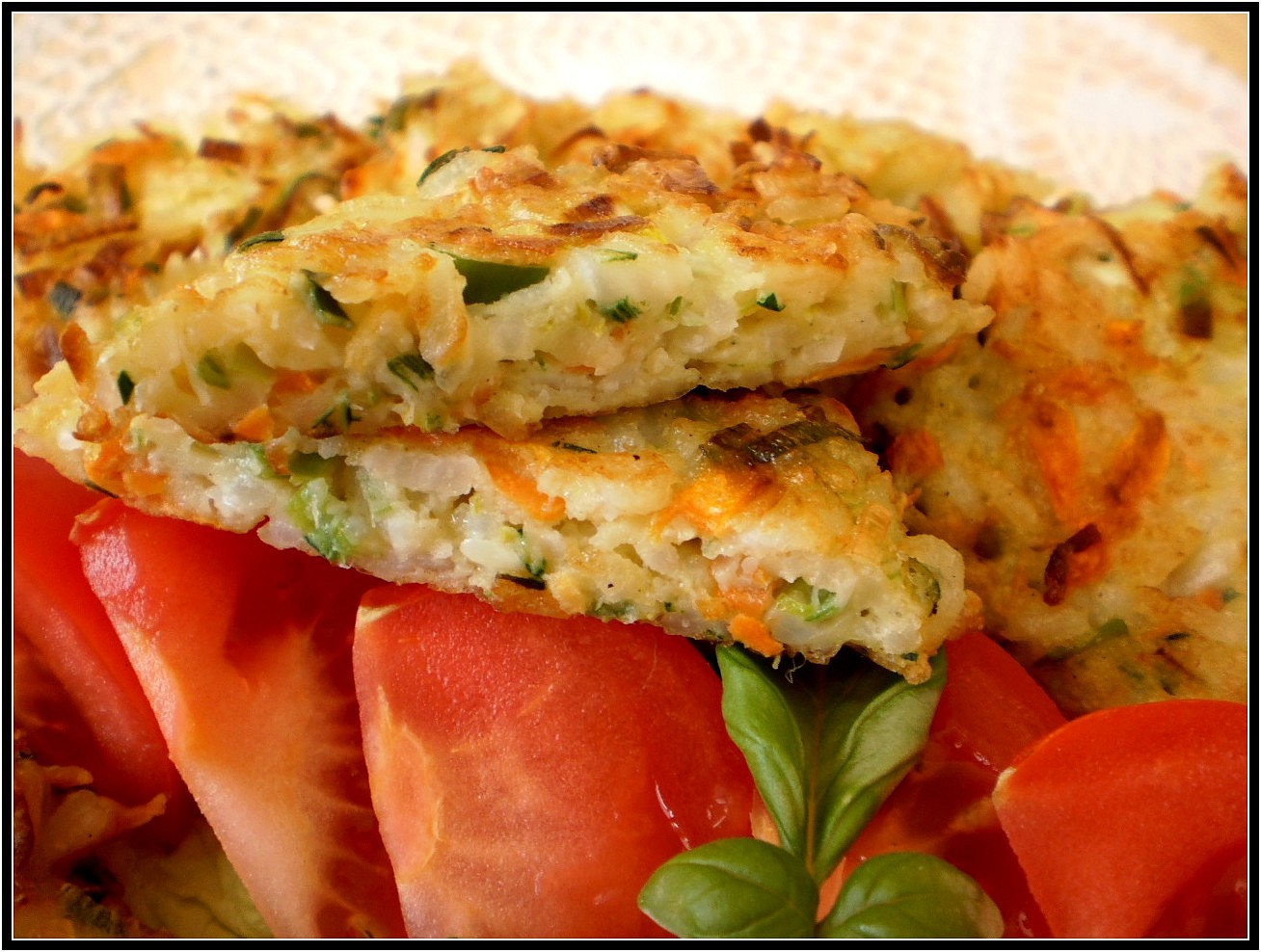 Rýžové placičky „co lednice dala“