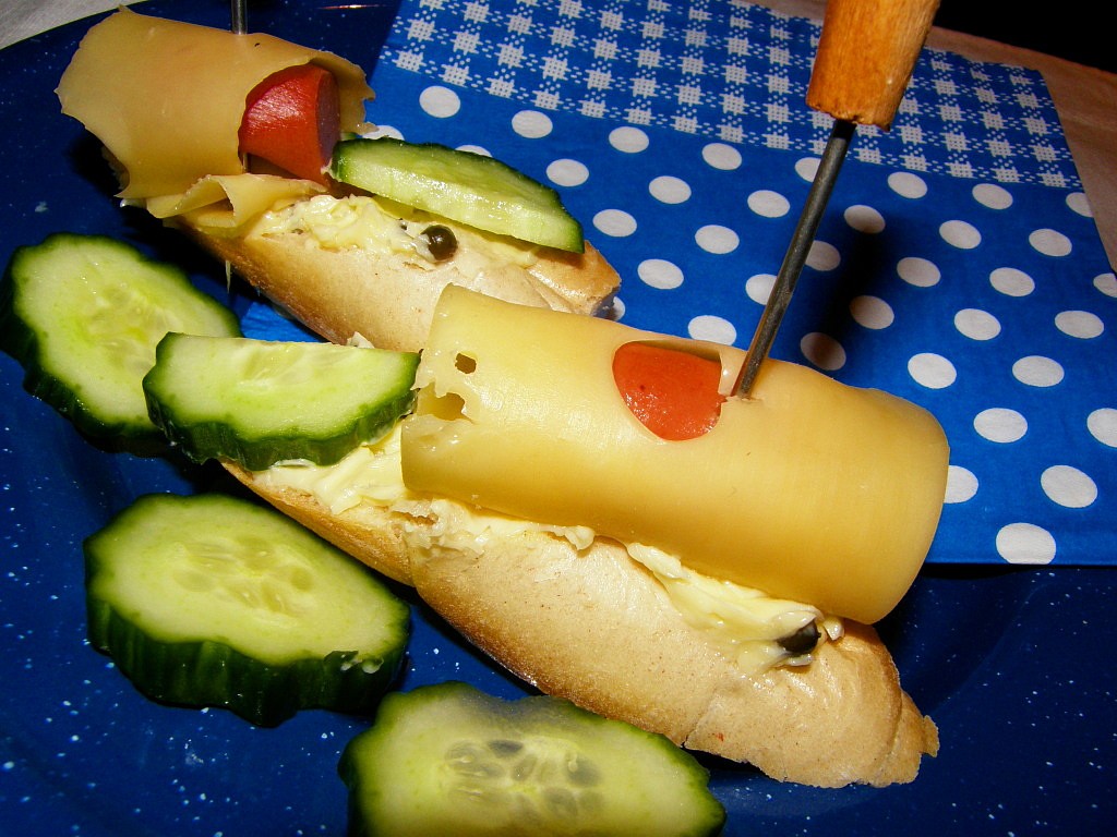 Silvestrovský koktejl chuťovky