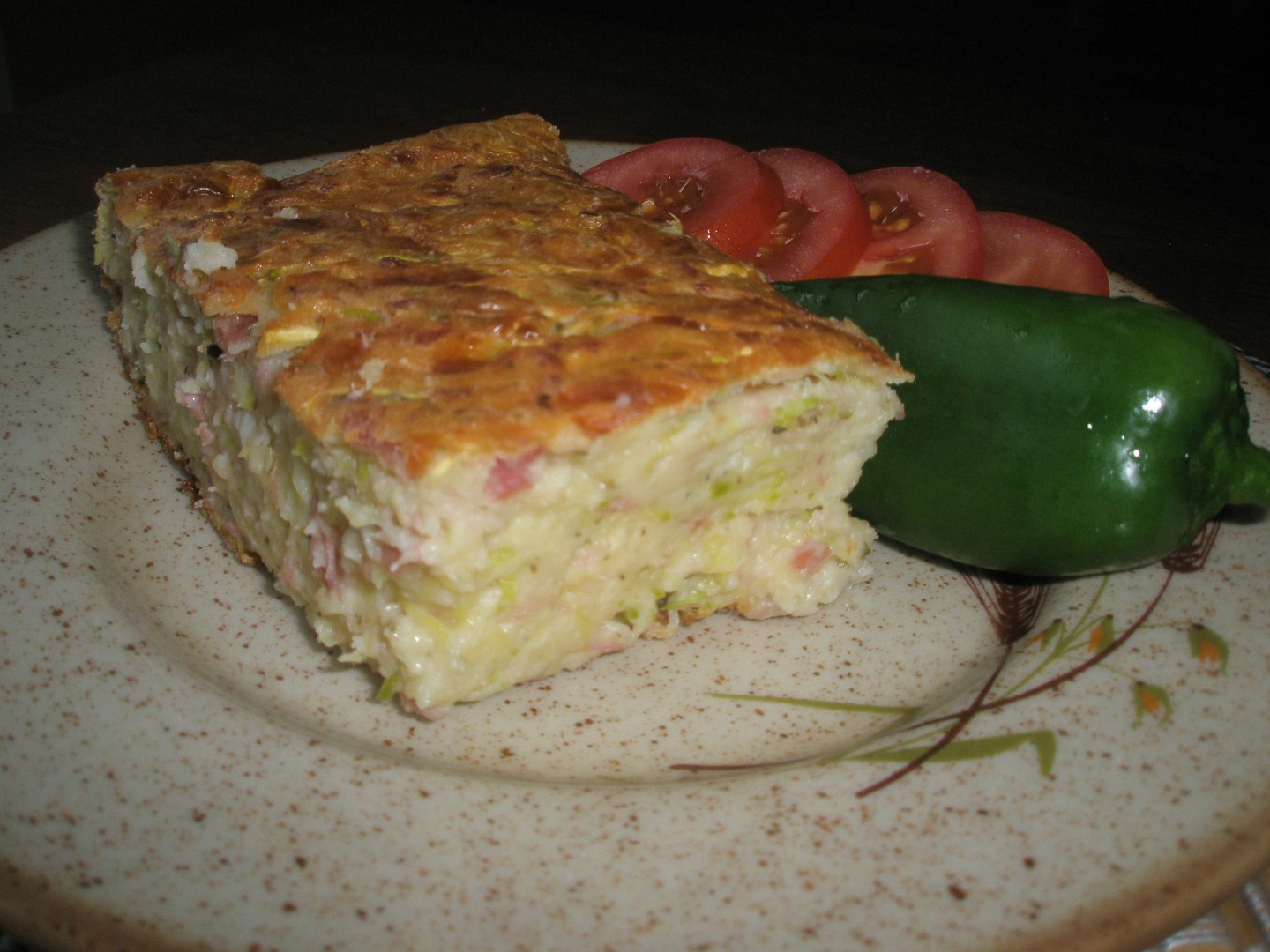 Slaný cuketový nákyp