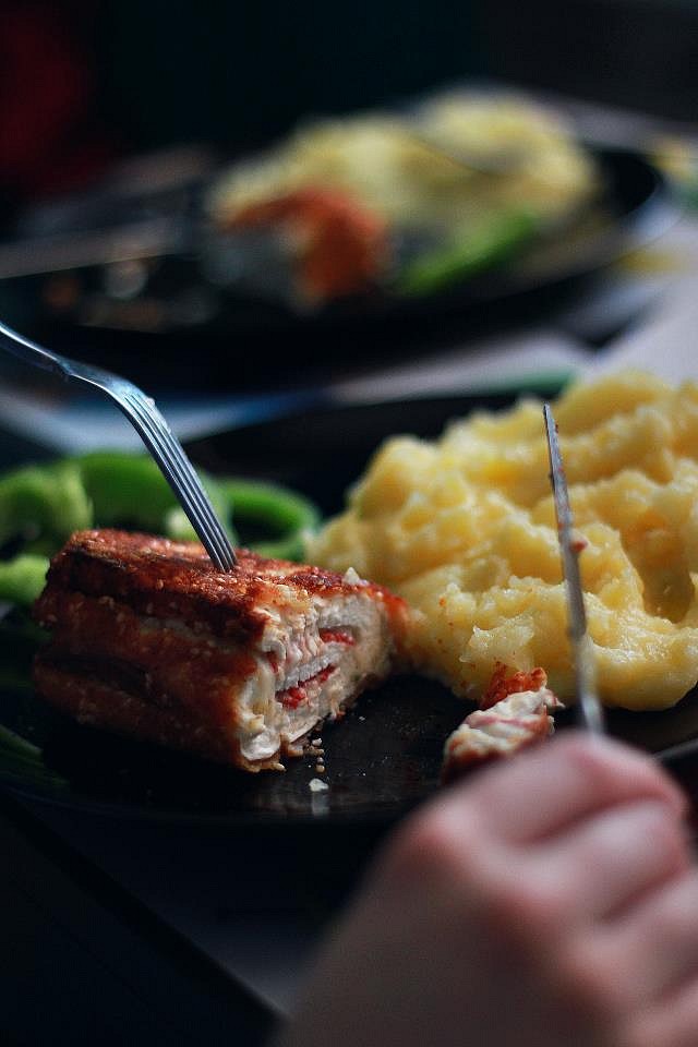 Šmakoun à la Cordon bleu