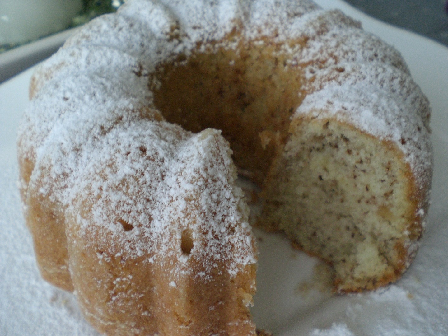 Švédská ořechová bábovka