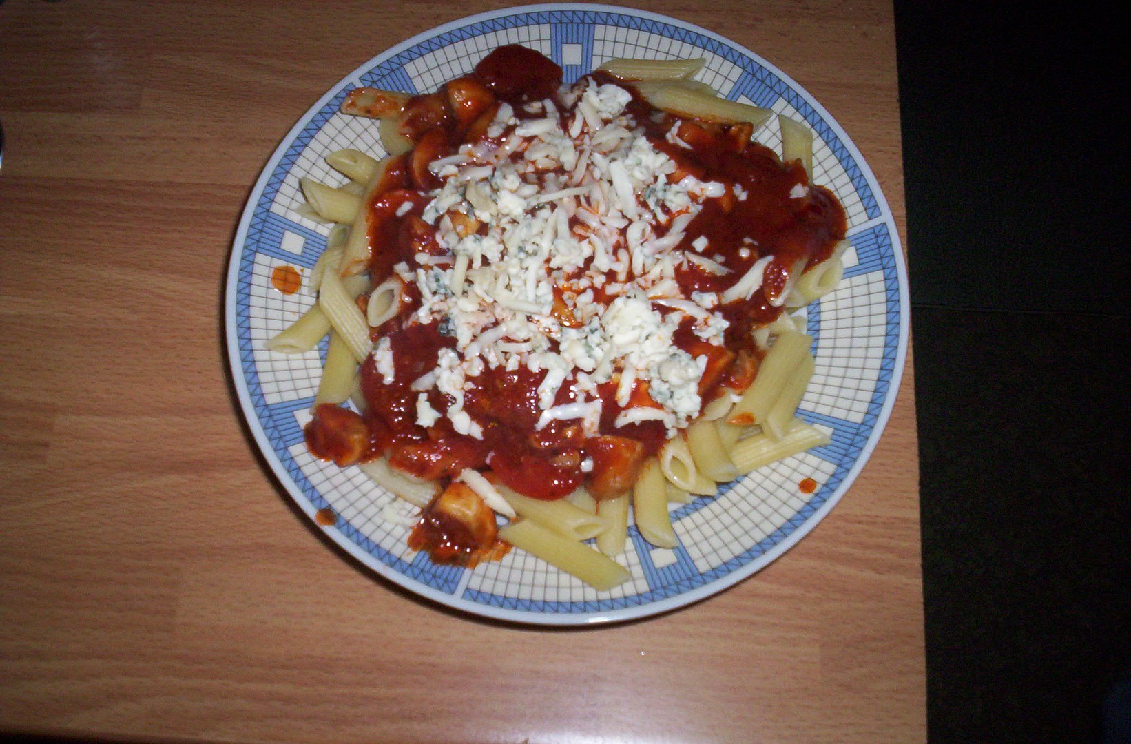 Těstoviny bez masa .