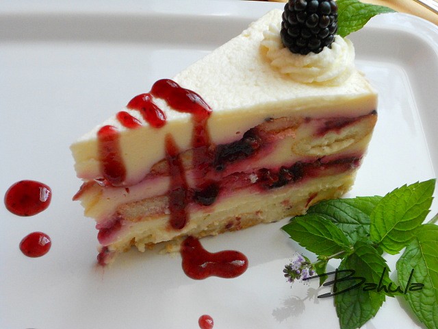 Tvarohová pochoutka s piškoty