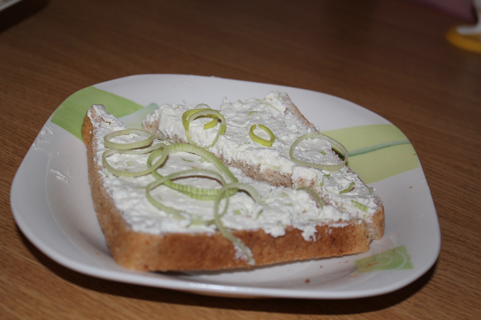 Tvarohová pomazánka s pórkem