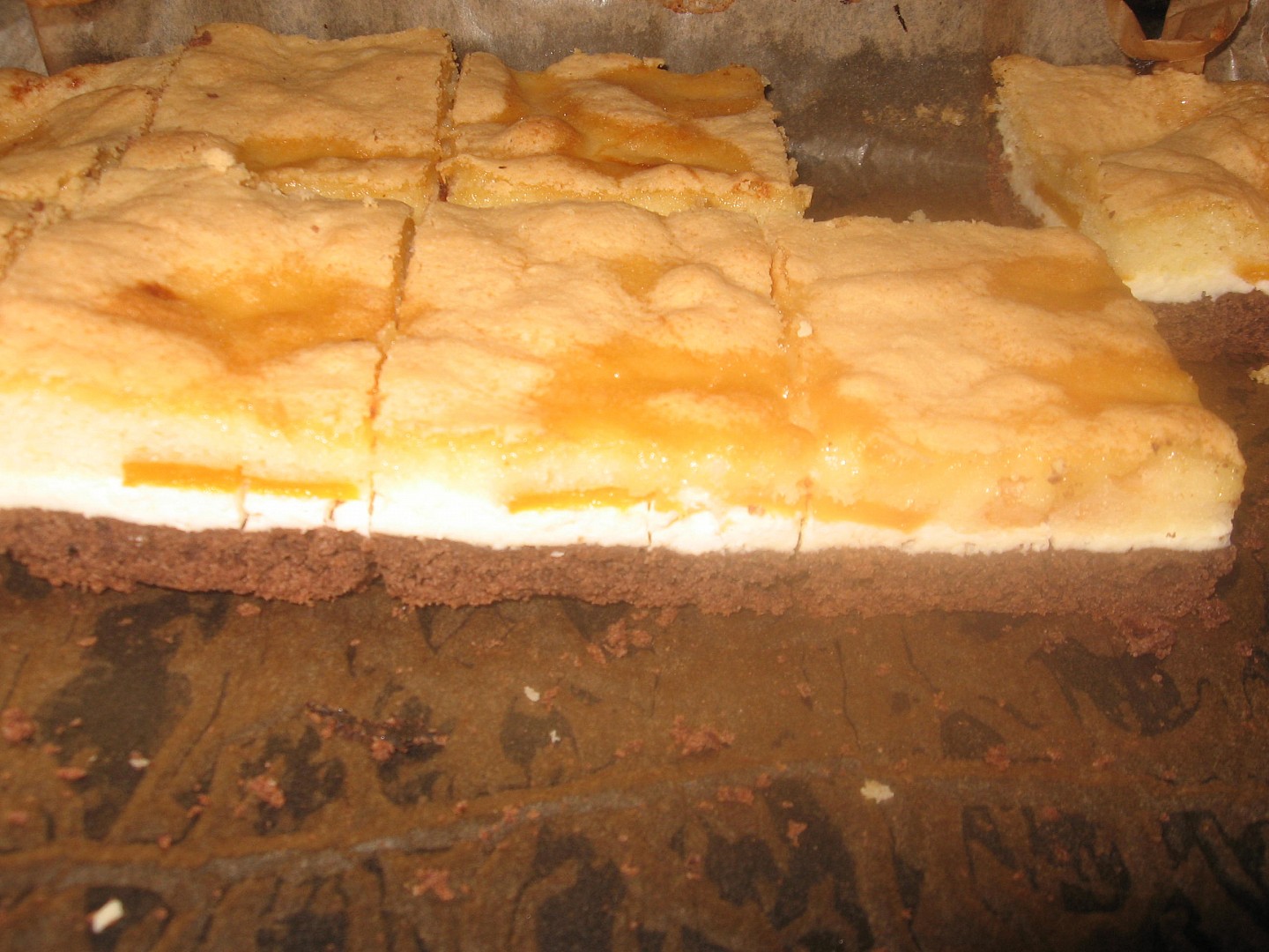 Tvarohovo-meruňková buchta