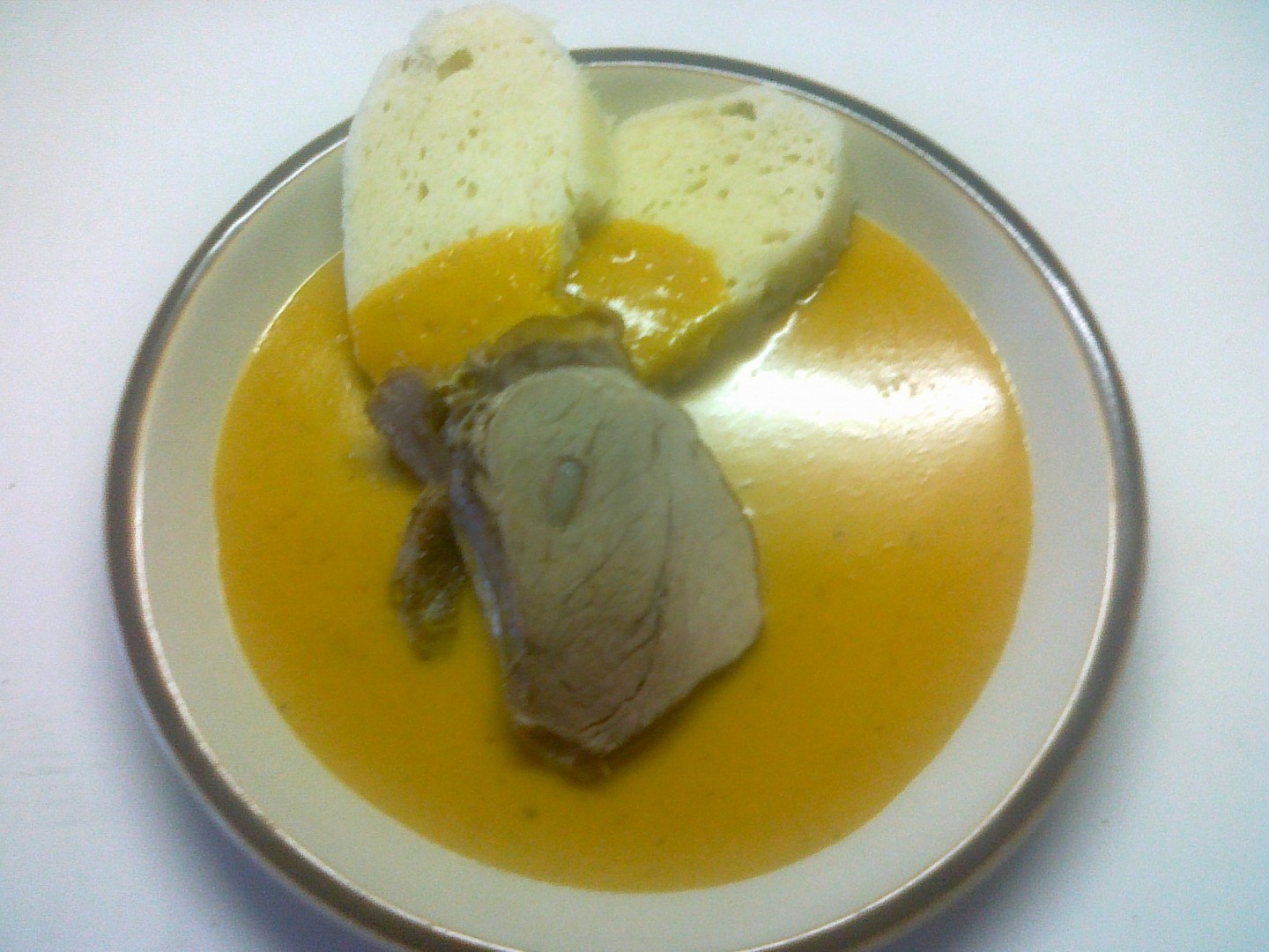 Vepřová plec pečená na halali