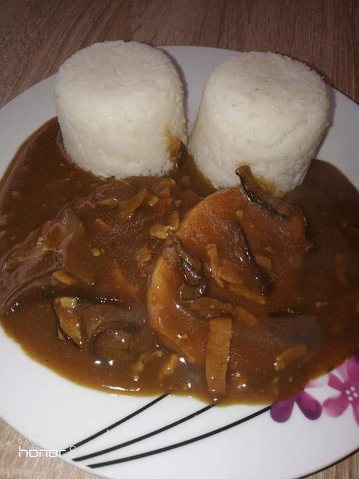 Vepřové na houbách 1