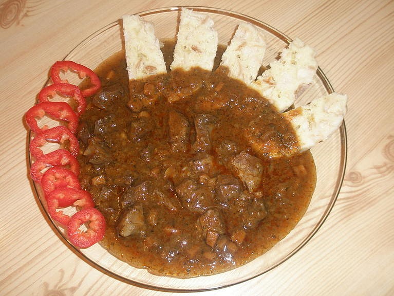 Vepřové srdce na slanině